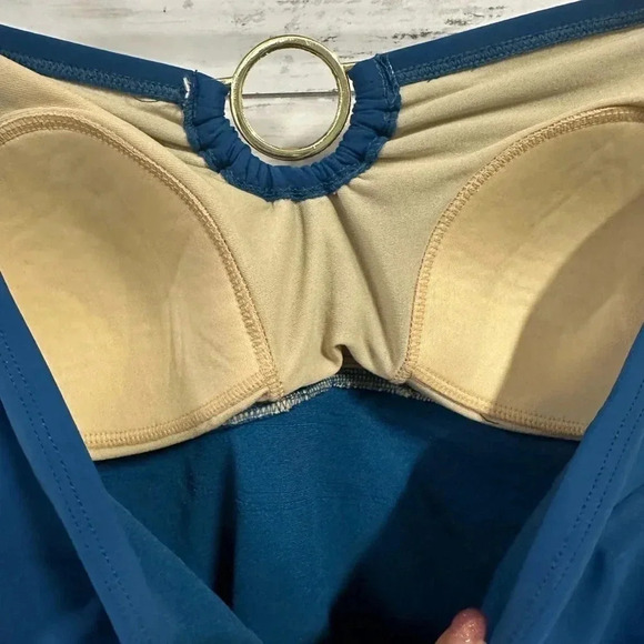 Merona One-Piece Strapless Swimsuit Size L - Picture 4 of 5